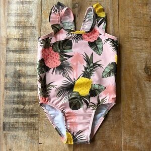 NWOT Children’s Place Pineapple Swimsuit 3t